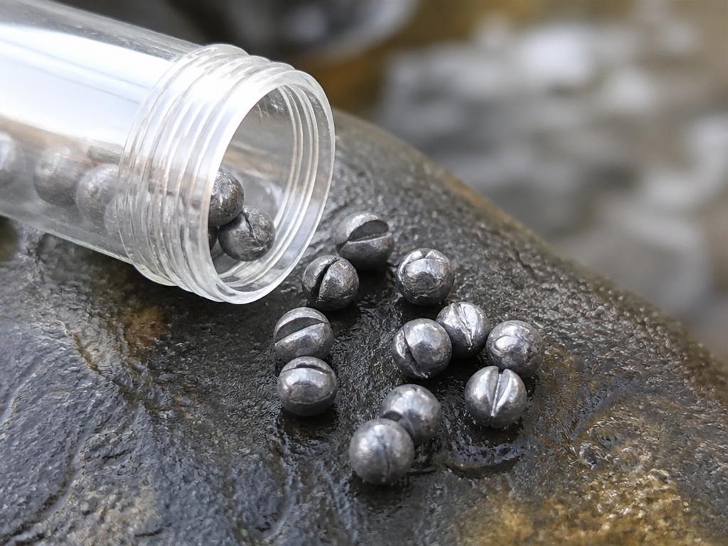 Petits plombs fendus pour la pêche de la truite